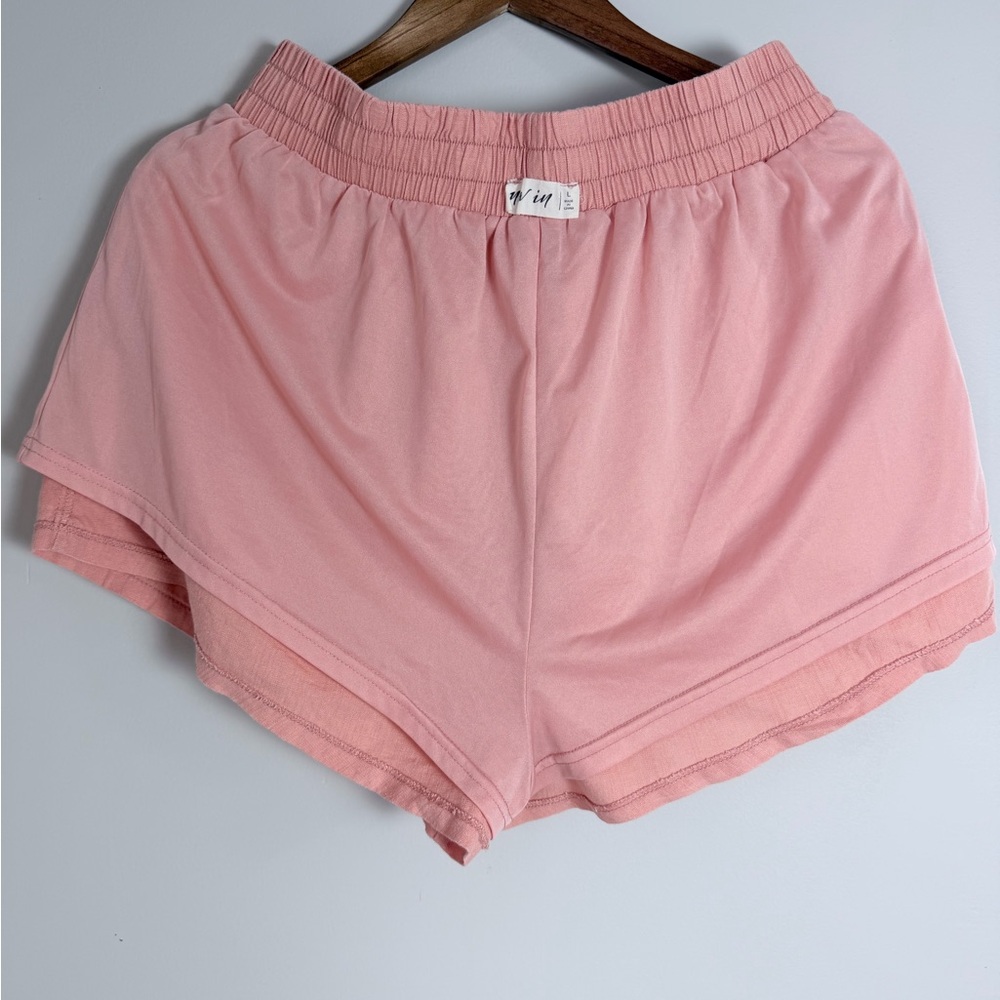 Women's Pink Cargo Shorts - Picture 5 of 9